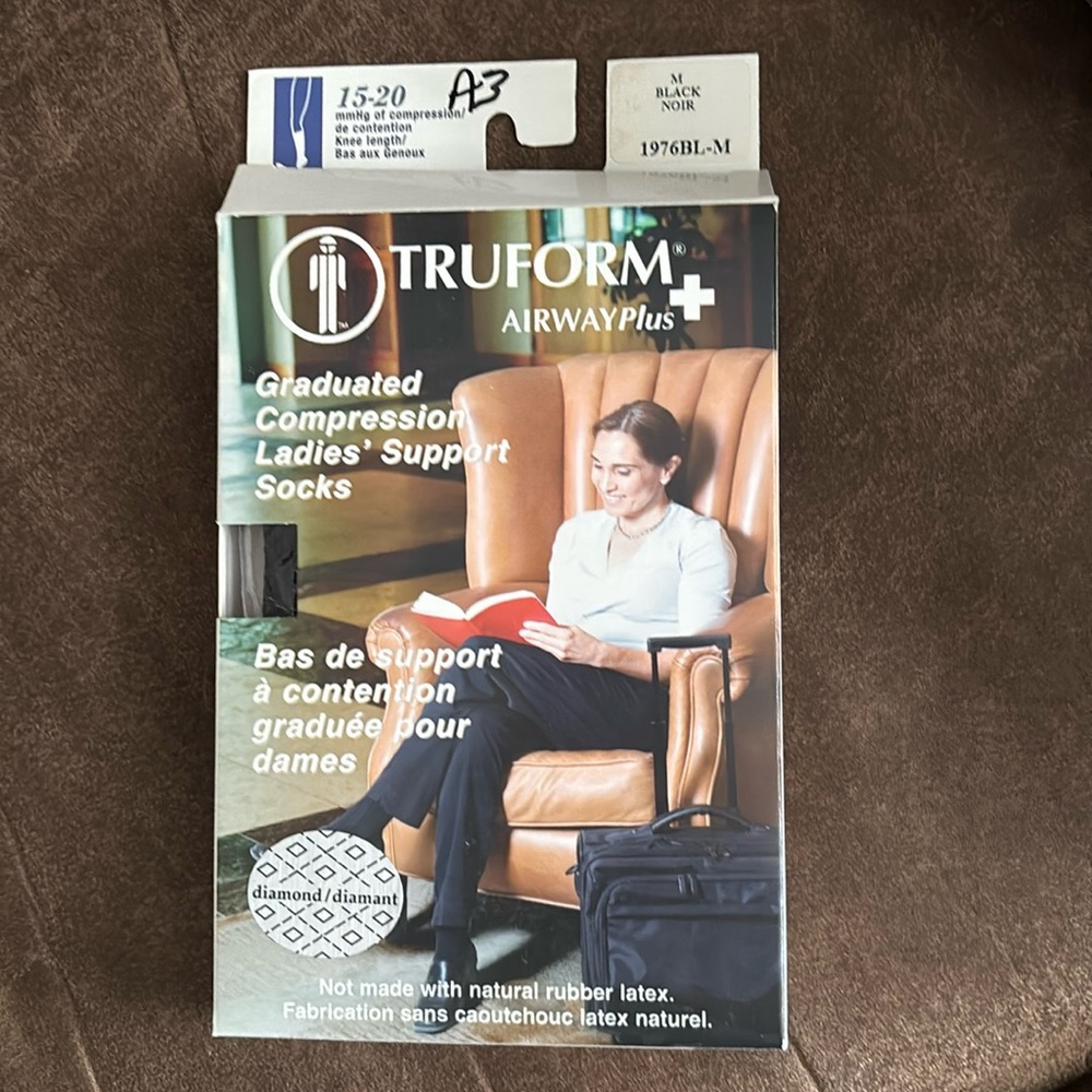 (#7) Truform Airway Plus Compression ladies support socks